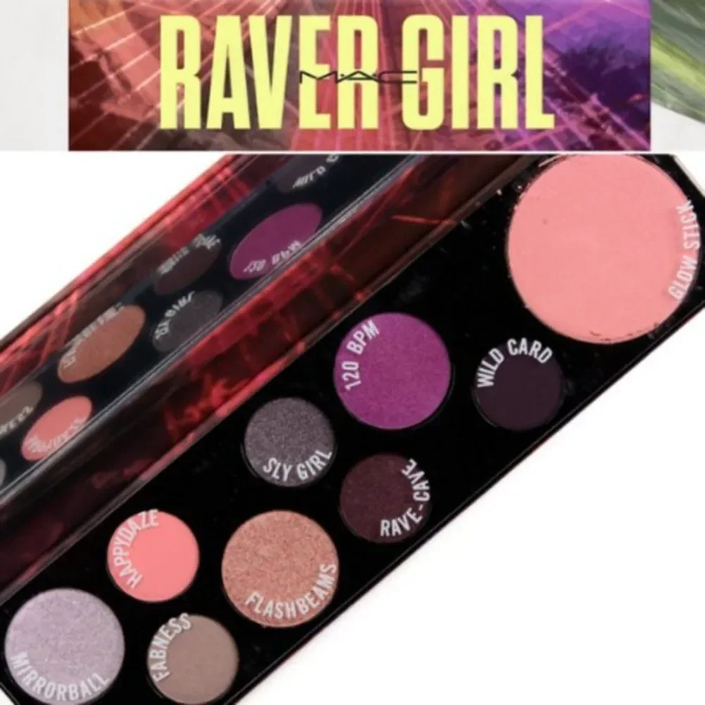 NIB MAC Raver Girls Eyeshadow & Highlighter Palette